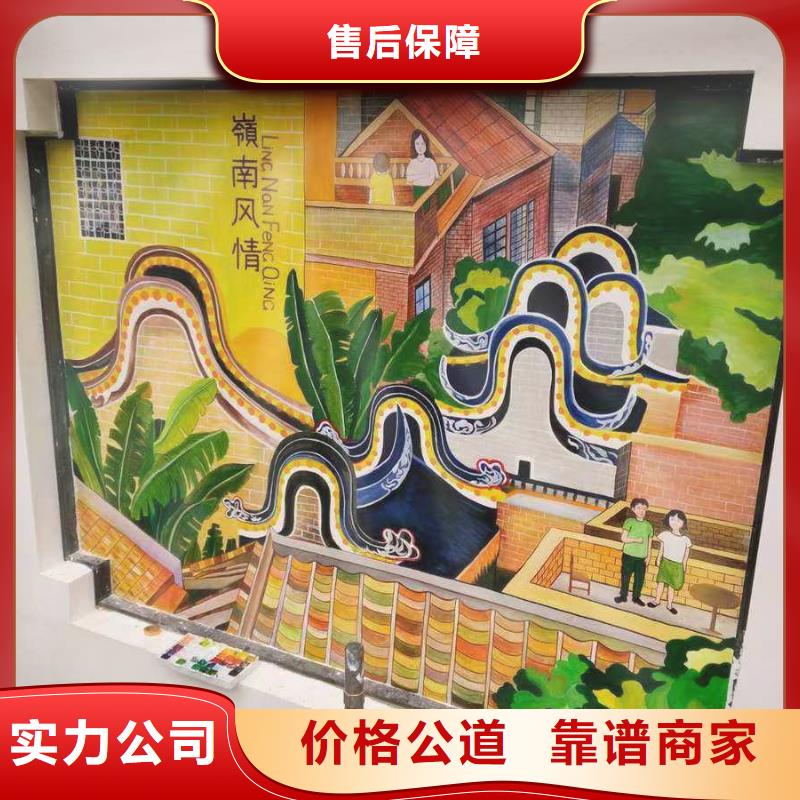 低价墙绘凉水塔彩绘筒仓手绘墙画实力团队质量保证公司