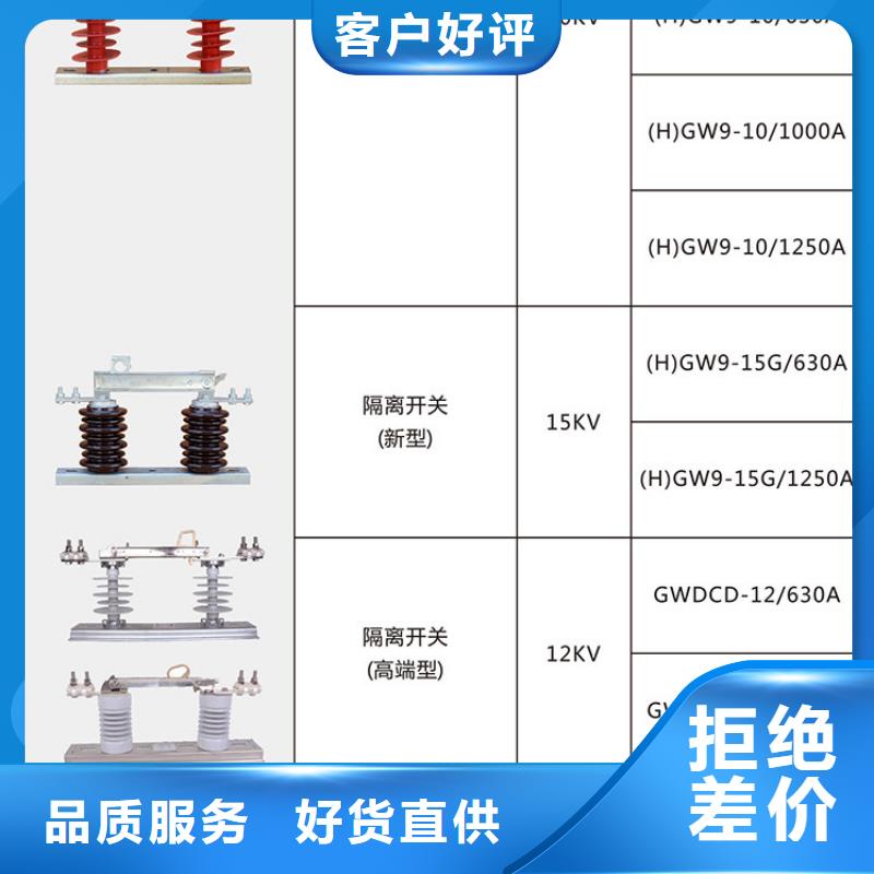 品牌【羿振电气】GW9-15KV/630户外高压交流隔离开关隔离刀闸生产厂家精工打造