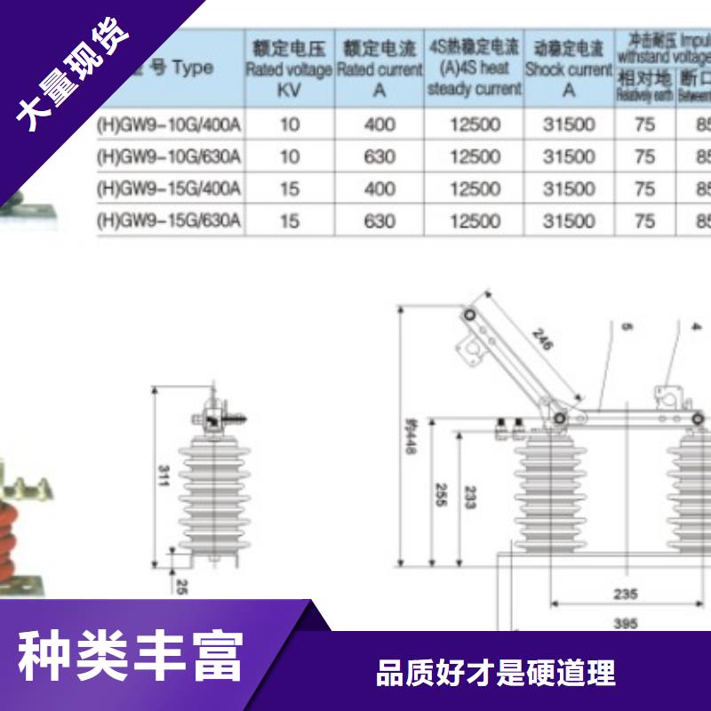 10KV单级隔离开关HGW9-15W/400欢迎来电咨询