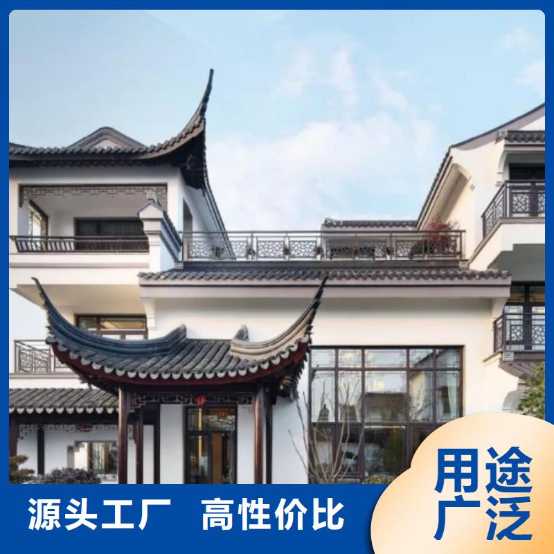 铝制古建构件来厂考察用心经营