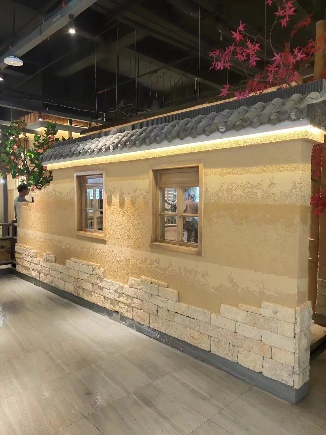 斷層仿泥巴墻涂料價(jià)格#仿泥巴稻草漆#民宿改造#美麗鄉(xiāng)村