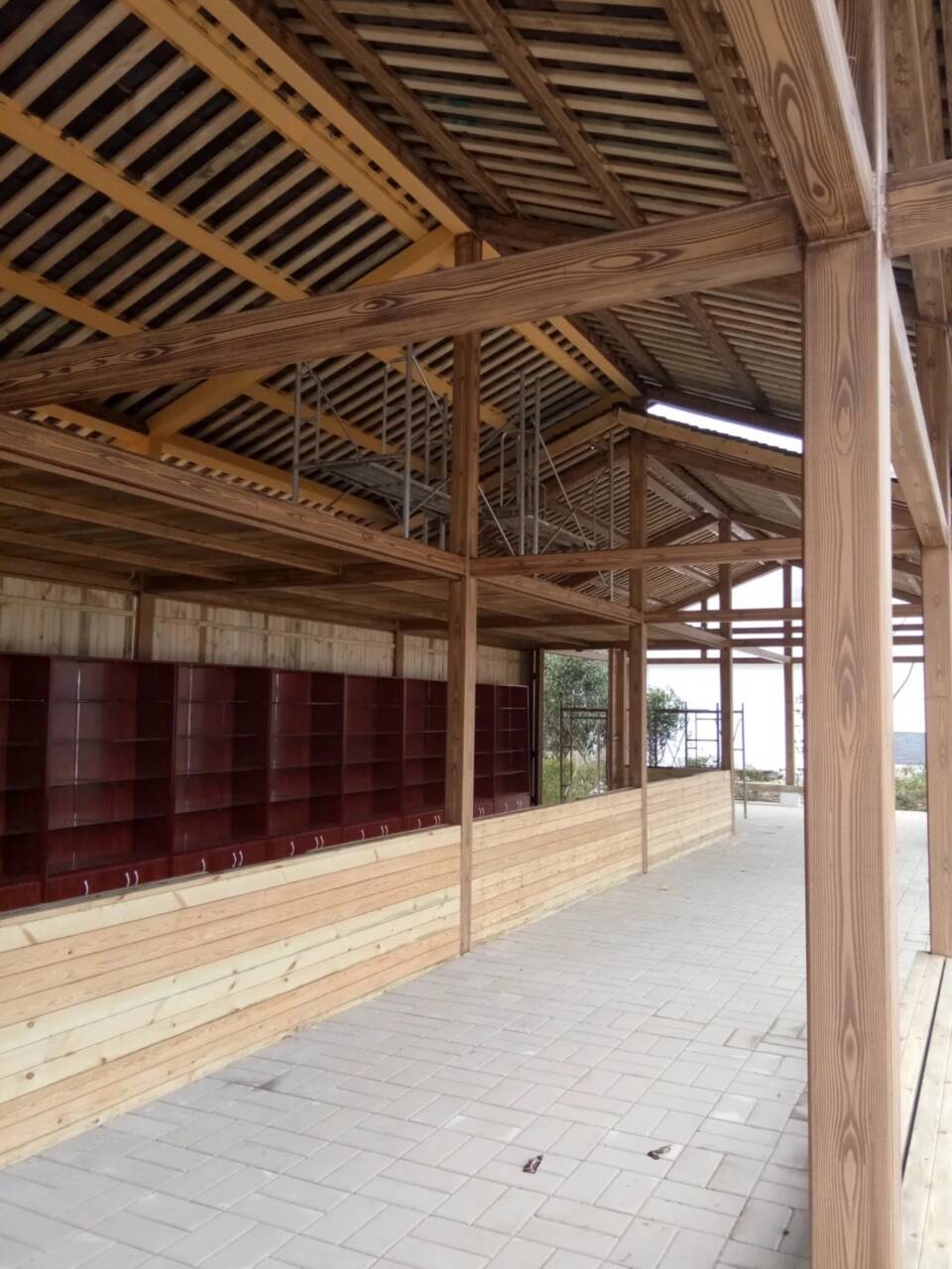 不锈钢仿木纹漆，长廊花架木纹漆，水性木纹漆施工价格