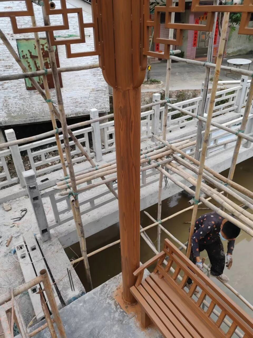 园林建筑木纹漆，内外墙木纹漆，艺术涂料施工多少钱