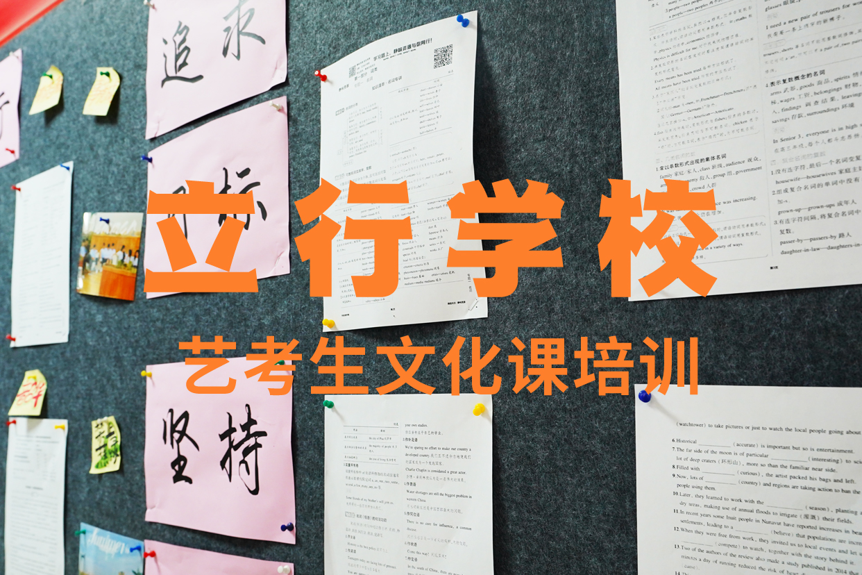 艺考文化课辅导班艺术生文化补习学真本领