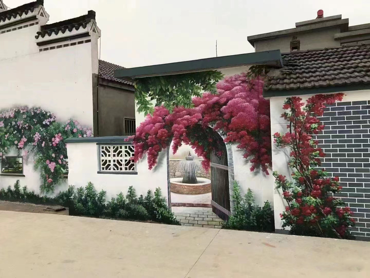 墙面彩绘墙体手绘壁画师工作室