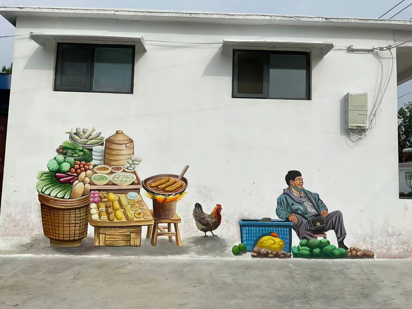 墙绘壁画墙体彩绘涂鸦公司