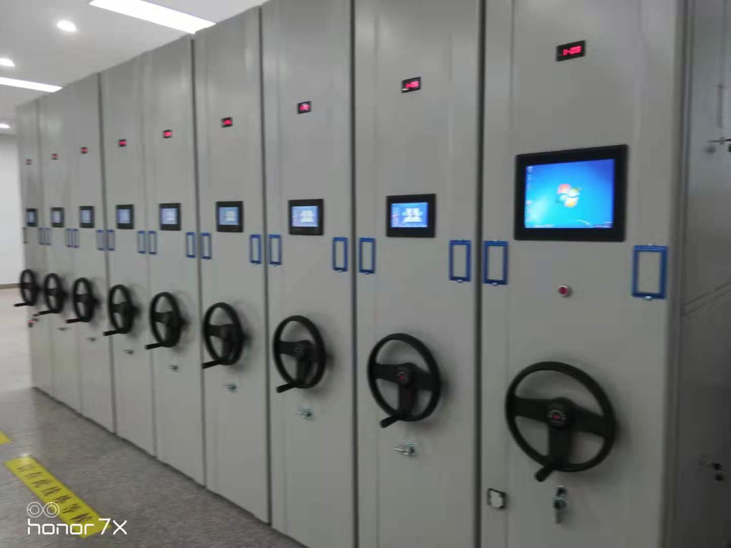 钢制移动储存档案柜高效节能