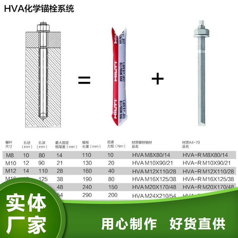 喜利得化学锚栓总代理支持定制加工